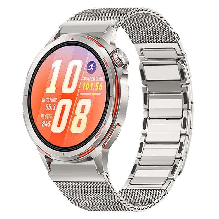Cinturino per orologio magnetico in acciaio inossidabile a forma di I, For Huawei Watch GT Runner 2