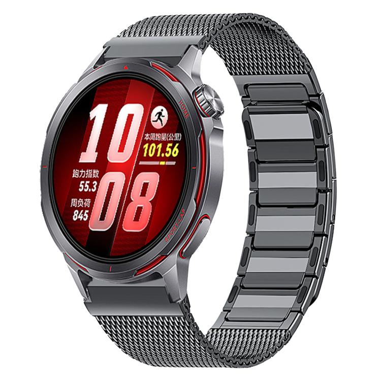 Cinturino per orologio magnetico in acciaio inossidabile a forma di I, For Huawei Watch GT Runner 2