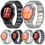 Cinturino per orologio magnetico in acciaio inossidabile a forma di I, For Huawei Watch GT Runner 2