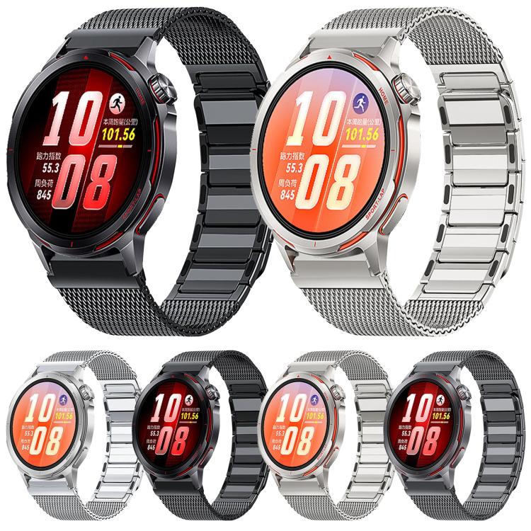Cinturino per orologio magnetico in acciaio inossidabile a forma di I, For Huawei Watch GT Runner 2
