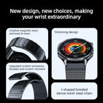 Cinturino per orologio magnetico in acciaio inossidabile a forma di I, For Huawei Watch GT Runner 2
