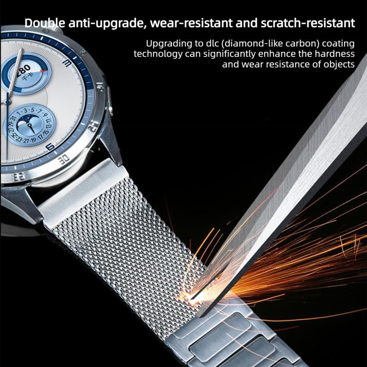 Cinturino per orologio magnetico in acciaio inossidabile a forma di I, For Huawei Watch GT Runner 2
