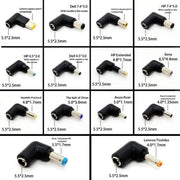 14 adattatori CC PA-100W da 100W, kit di adattatori da USB-C/Type-C femmina a CC maschio da 100W