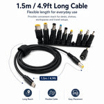 Cavo USB-C a DC 10 adattatori ricarica rapida PD 1,5 m
