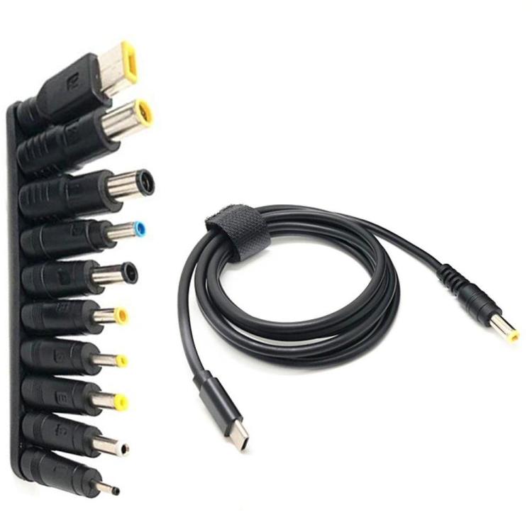 Cavo USB-C a DC 10 adattatori ricarica rapida PD 1,5 m