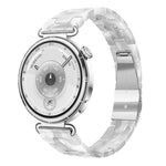 Cinturino per orologio in resina sottile con chiusura a farfalla e tre perline, 22mm