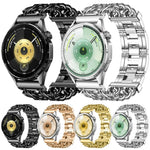 Cinturino per orologio in acciaio inossidabile con chiusura a farfalla e maglie cubane a proiettile., 18mm, 22mm