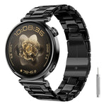 Cinturino per orologio in resina con chiusura a farfalla e tre perline, completo di strumento per la rimozione., 22mm