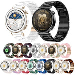 Cinturino per orologio in resina con chiusura a farfalla e tre perline, completo di strumento per la rimozione., 20mm