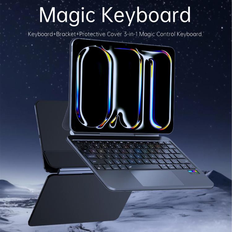 Tastiera Magic Keyboard di seconda generazione con display a colori, touchpad a superficie completa e Bluetooth, retroilluminazione., For iPad Air 11 / Pro 11