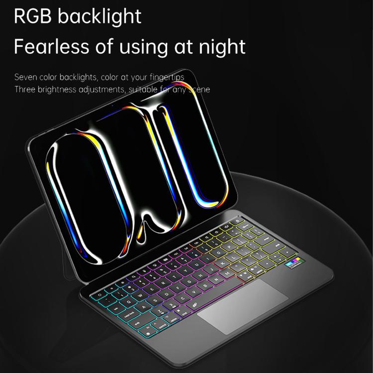 Tastiera Magic Keyboard di seconda generazione con display a colori, touchpad a superficie completa e Bluetooth, retroilluminazione., For iPad Air 11 / Pro 11