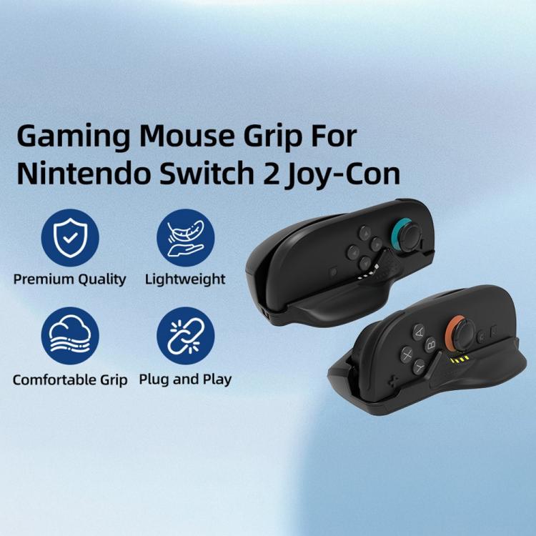 Supporto per Nintendo Switch 2 Joy-Con (2 pezzi) Convertitore Supporto per controller di gioco Supporto per mouse