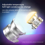 K08 Luce LED magnetica per selfie con 3 temperature colore