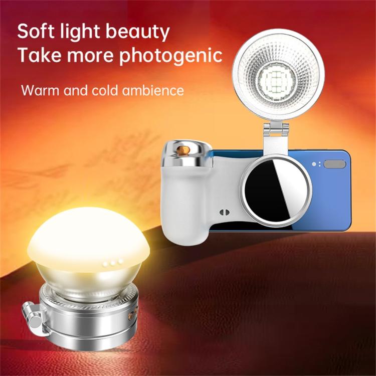 K08 Luce LED magnetica per selfie con 3 temperature colore