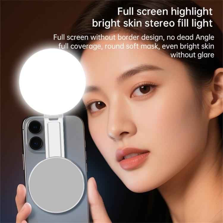 K08 Luce LED magnetica per selfie con 3 temperature colore