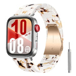 Cinturino per orologio in resina con chiusura a farfalla e tre perline, completo di strumento per la rimozione., For Huawei Watch Fit 5 / Fit 5 Pro / Fit 4