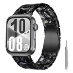 Cinturino per orologio in resina con chiusura a farfalla e tre perline, completo di strumento per la rimozione., For Huawei Watch Fit 5 / Fit 5 Pro / Fit 4