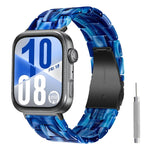 Cinturino per orologio in resina con chiusura a farfalla e tre perline, completo di strumento per la rimozione., For Huawei Watch Fit 5 / Fit 5 Pro / Fit 4