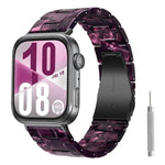 Cinturino per orologio in resina con chiusura a farfalla e tre perline, completo di strumento per la rimozione., For Huawei Watch Fit 5 / Fit 5 Pro / Fit 4