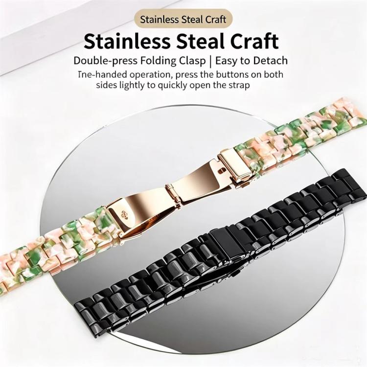 Cinturino per orologio in resina con chiusura a farfalla e tre perline, completo di strumento per la rimozione., For Huawei Watch Fit 5 / Fit 5 Pro / Fit 4