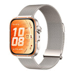Cinturino per orologio in acciaio inossidabile milanese a due sezioni con doppia chiusura magnetica., For Huawei Watch Fit 5 / Fit 5 Pro / Fit 4