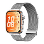 Cinturino per orologio in acciaio inossidabile milanese a due sezioni con doppia chiusura magnetica., For Huawei Watch Fit 5 / Fit 5 Pro / Fit 4