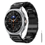 Cinturino per orologio in resina con chiusura a farfalla e tre perline, completo di strumento per la rimozione., For Galaxy Watch8 / Watch8 Classic