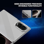 Custodia per telefono LeReach TOC Clear Series in composito TPU acrilico ibrido antiurto., For Galaxy Z Fold8 5G, For Galaxy Z Fold8 Ultra  5G