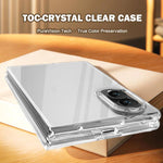 Custodia per telefono LeReach TOC Clear Series in composito TPU acrilico ibrido antiurto., For Galaxy Z Fold8 5G, For Galaxy Z Fold8 Ultra  5G
