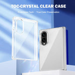 Custodia per telefono LeReach TOC Clear Series in composito TPU acrilico ibrido antiurto., For Galaxy Z Fold8 5G, For Galaxy Z Fold8 Ultra  5G