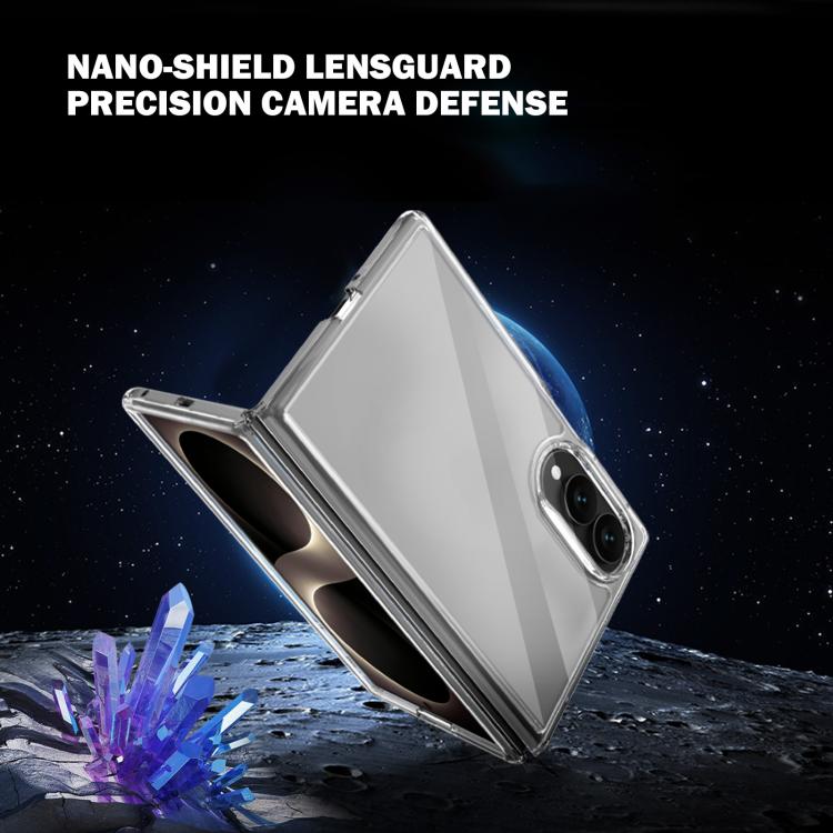 Custodia per telefono LeReach TOC Clear Series in composito TPU acrilico ibrido antiurto., For Galaxy Z Fold8 5G, For Galaxy Z Fold8 Ultra  5G