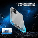 Custodia per telefono LeReach TOC Clear Series in composito TPU acrilico ibrido antiurto., For Galaxy Z Fold8 5G, For Galaxy Z Fold8 Ultra  5G