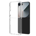 Custodia per telefono LeReach TOC Clear Series in composito TPU acrilico ibrido antiurto., For Galaxy Z  Flip 8 5G