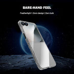 Custodia per telefono LeReach TOC Clear Series in composito TPU acrilico ibrido antiurto., For Galaxy Z  Flip 8 5G
