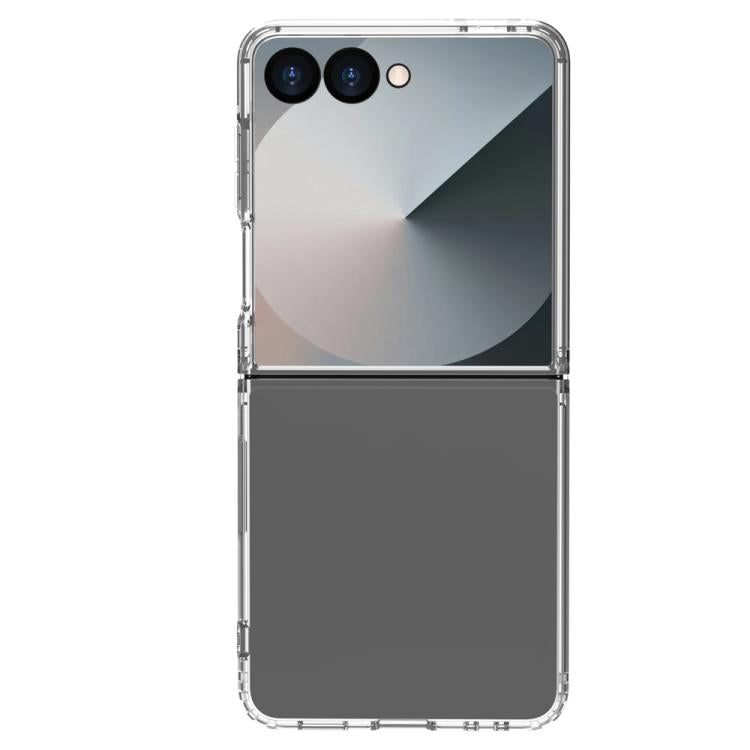 Custodia per telefono LeReach TOC Clear Series in composito TPU acrilico ibrido antiurto., For Galaxy Z  Flip 8 5G