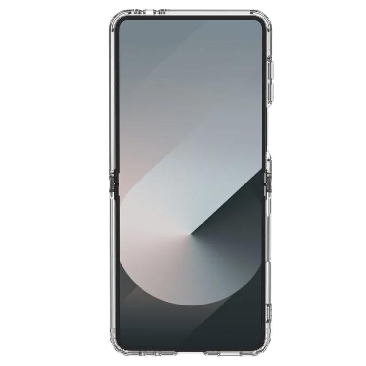 Custodia per telefono LeReach TOC Clear Series in composito TPU acrilico ibrido antiurto., For Galaxy Z  Flip 8 5G