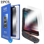 2 pezzi Scatola libro Camera senza polvere Console di gioco istantanea ad alta definizione senza polvere Pellicola in vetro temperato, For Nintendo Switch 2
