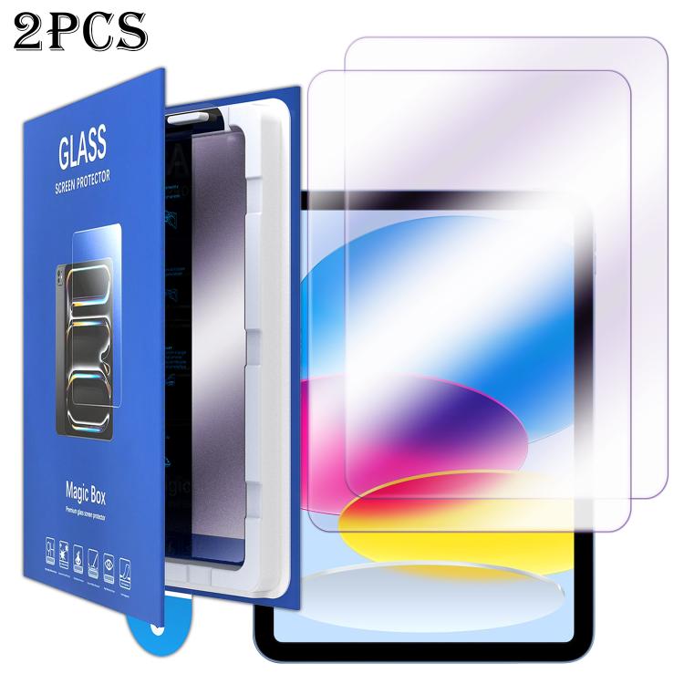 Pellicola vetro temperato viola per iPad 2026 2025 2022