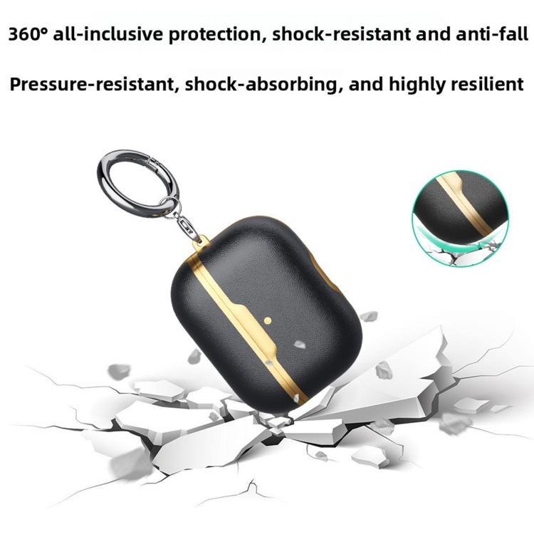 Custodia protettiva in ecopelle con copertura completa per uso aziendale, For Airpods Pro 2