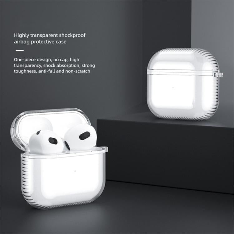 Cover protettiva per auricolari in cartone ondulato antiurto con imbottitura ad aria, For Airpods 3