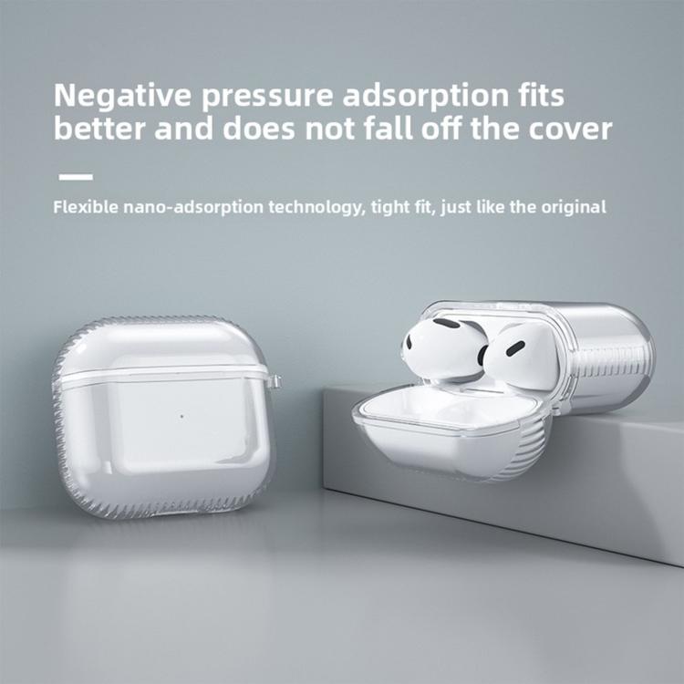 Cover protettiva per auricolari in cartone ondulato antiurto con imbottitura ad aria, For Airpods 3