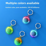 Cover protettiva antiurto in TPU per portachiavi con copertura completa, For AirTag 2nd Gen / AirTag 1st Gen