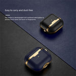 Custodia protettiva antiurto in similpelle galvanizzata, For Airpods 3