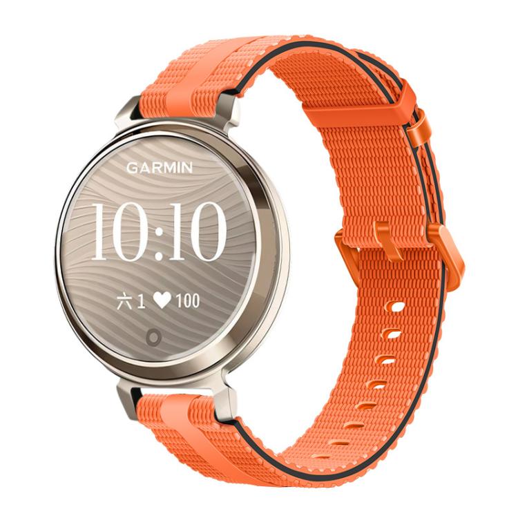 Cinturino per orologio in silicone con motivo a linee, For Garmin Lily 2