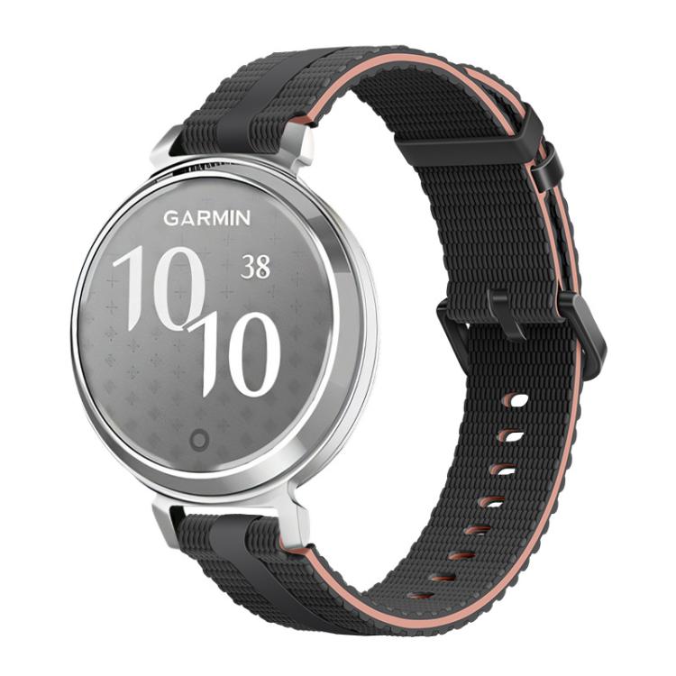 Cinturino per orologio in silicone con motivo a linee, For Garmin Lily 2