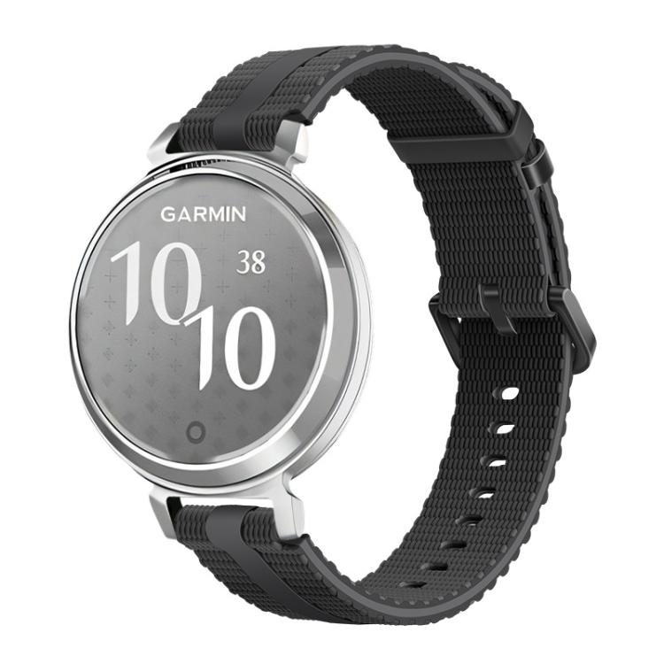 Cinturino per orologio in silicone con motivo a linee, For Garmin Lily 2