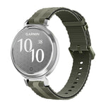Cinturino per orologio in silicone con motivo a linee, For Garmin Lily 2