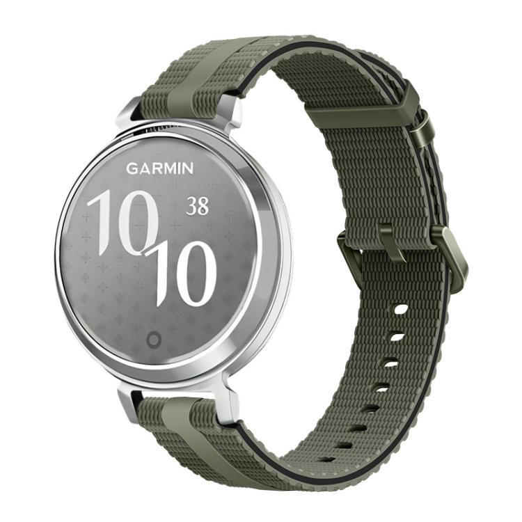 Cinturino per orologio in silicone con motivo a linee, For Garmin Lily 2