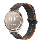 Cinturino per orologio in silicone con motivo a linee, For Garmin Lily 2