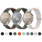 Cinturino per orologio in silicone con motivo a linee, For Garmin Lily 2